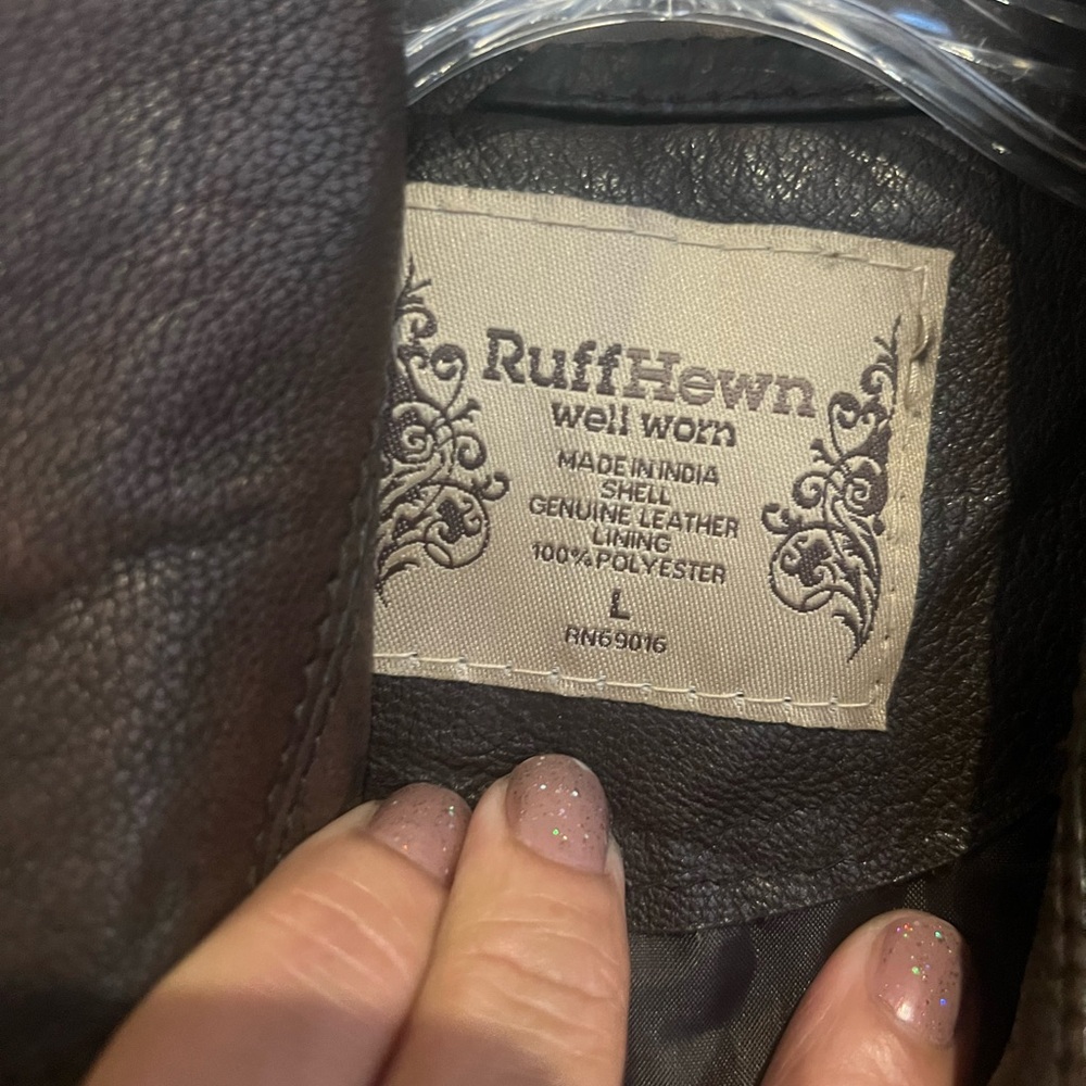 Ruff Hewn Women's Dark Brown Pea Coat - Picture 3 of 7